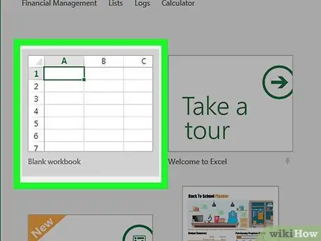 Skep 'n grafiek in Excel Stap 2