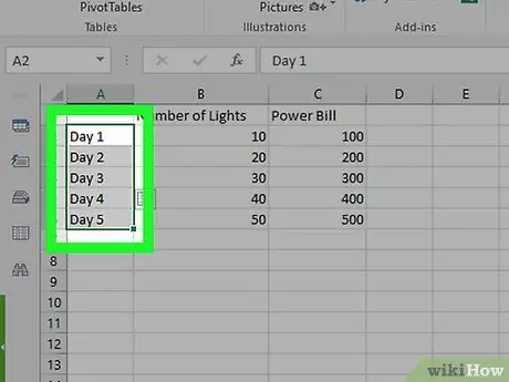 Crear un gráfico en Excel Paso 5