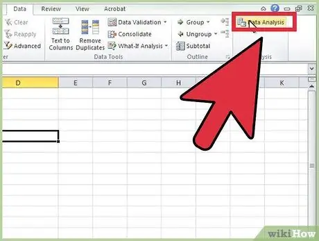 قم بتشغيل الانحدار المتعدد في Excel الخطوة 4