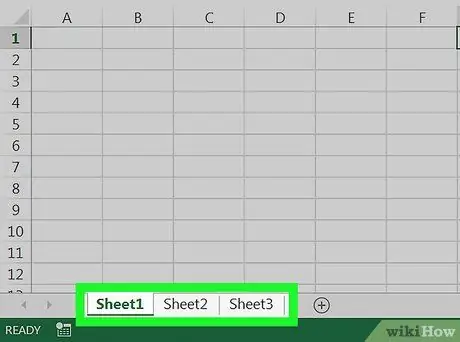 Lier les feuilles dans Excel Étape 2