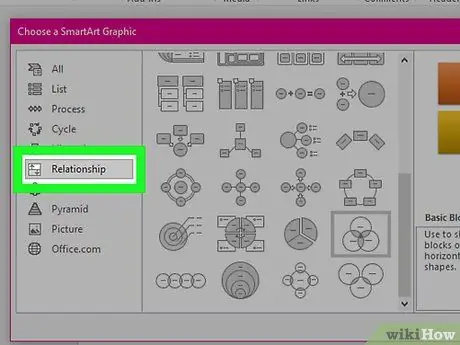 Word 4 -qadamda Venn diagrammasini tuzing