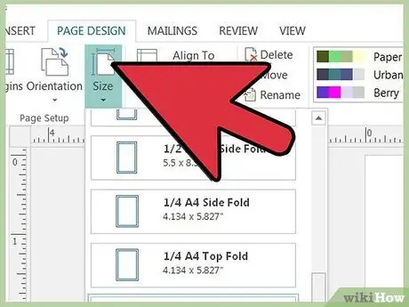 Hozzon létre meghívót a Microsoft Publisher alkalmazásban 3. lépés