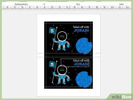 Создайте приглашение в Microsoft Publisher Step 6