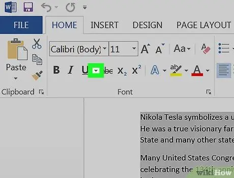 Ua Dotted Underline hauv Lo Lus Kauj Ruam 3