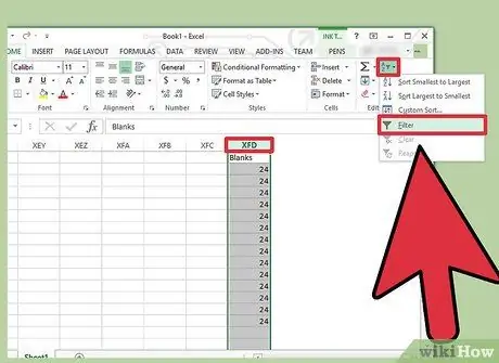 Suprimiu les files buides a Excel Pas 8