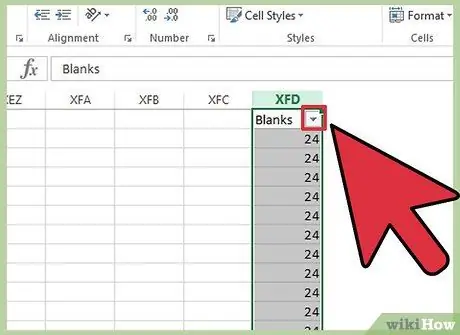 Excel -ийн хоосон мөрүүдийг устгах 9 -р алхам