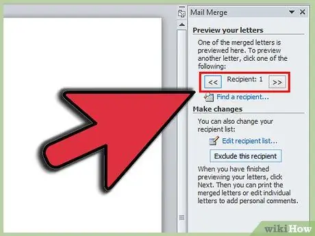 Извършете сливане на поща в Word 2010 Стъпка 15