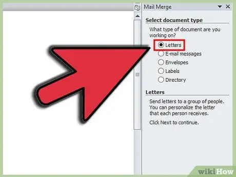 Word 2010 бағдарламасында поштаны біріктіруді орындаңыз 5 -қадам