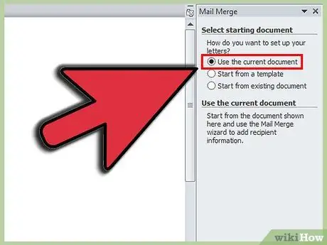 Izvršite spajanje pošte u programu Word 2010, korak 6