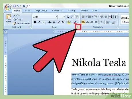 Precrtajte riječi u Microsoft Word dokumentu Korak 4