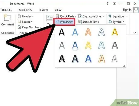 Hajlítsa be a szavakat az MS Word programban 4. lépés