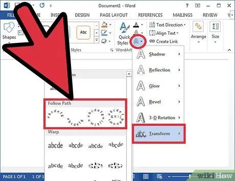 Բառեր թեքեք MS Word- ում Քայլ 6