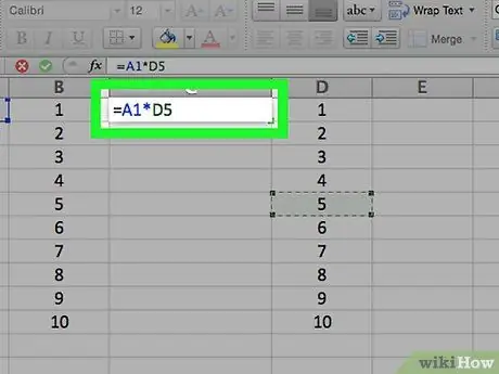 Kalikan di Excel Langkah 13