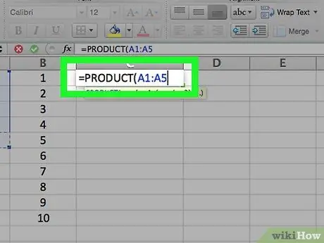 Kalikan di Excel Langkah 20