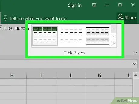 สร้างตารางโดยใช้ Microsoft Excel ขั้นตอนที่7