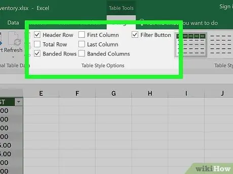 Faça tabelas usando o Microsoft Excel Etapa 8