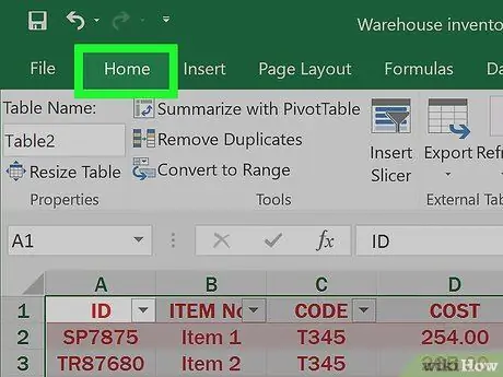 Microsoft Excel चरण 9 का उपयोग करके तालिकाएँ बनाएँ