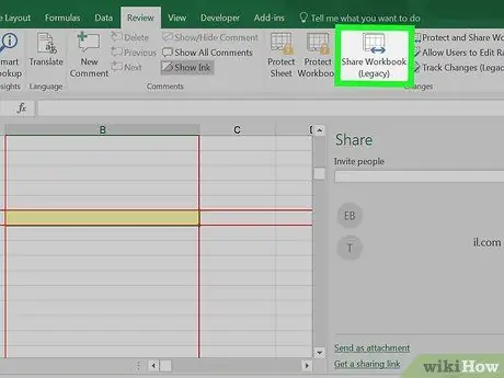 Prestanite dijeliti Excel radnu knjigu 10. korak