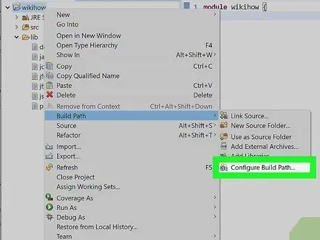 أضف JARs إلى Project Build Paths in Eclipse (Java) الخطوة 11