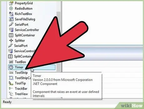 Voeg 'n timer in Visual Basic Stap 3 by