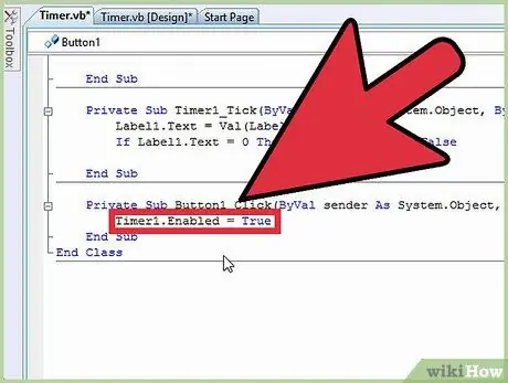 Add a Timer in Visual Basic Step 6