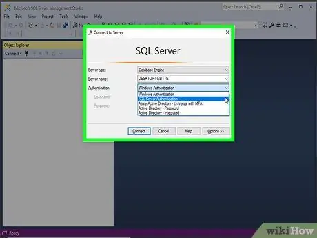 Iš naujo nustatykite SA slaptažodį „SQL Server“23 veiksme