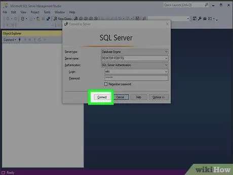 Resetujte heslo SA na serveri Sql, krok 26