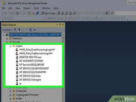 Tetapkan semula Kata Laluan SA di Pelayan Sql Langkah 8