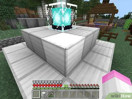 Ua Beacon hauv Minecraft Kauj Ruam 11