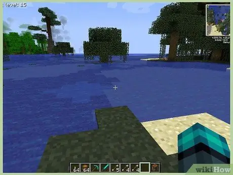 Atrodiet seglu Minecraft 15. solī