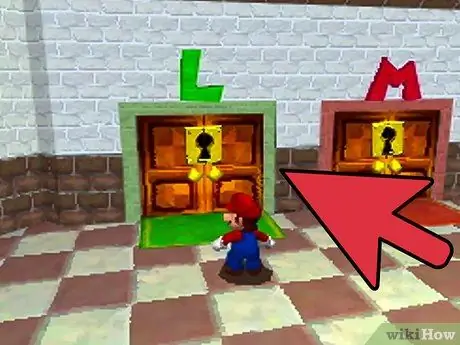 Super Mario 64 DS Step 10 дээр Luigi -ийг аваарай