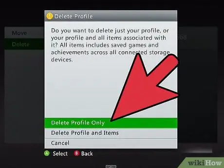 Eliminar perfiles de Xbox Paso 7