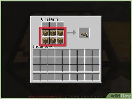 Buat Trapdoor di Minecraft Langkah 2