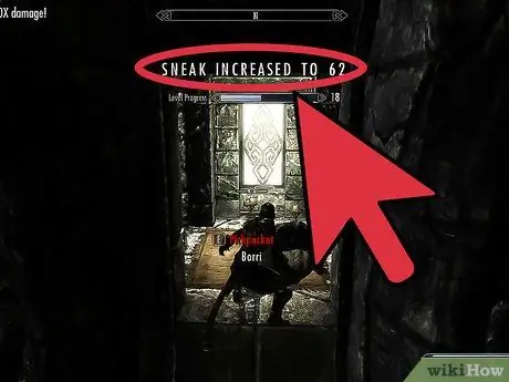 Master Sneak Fast ใน Skyrim ขั้นตอนที่ 7