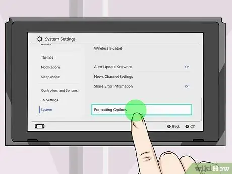 I-format ang isang SD Card sa Nintendo Switch Step 5