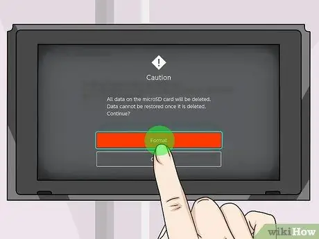 Nintendo Switch 8 -қадамында SD картасын пішімдеңіз