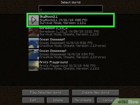 Mainkan SkyBlock di Minecraft Langkah 7