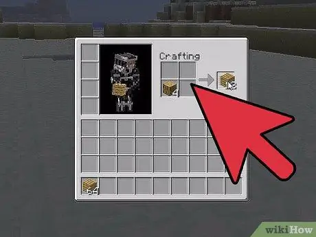 Crear artículos en Minecraft Paso 1