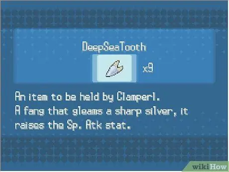 Evolusi Clamperl di Pokemon Langkah 2