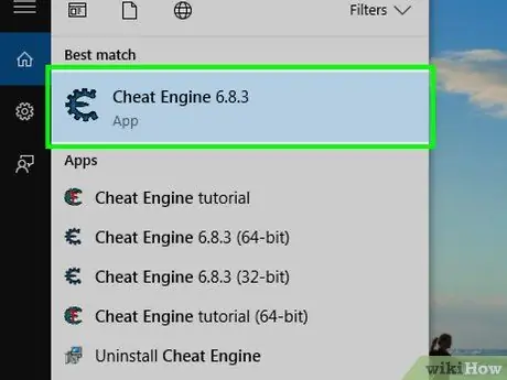 Uporabite Cheat Engine 2. korak