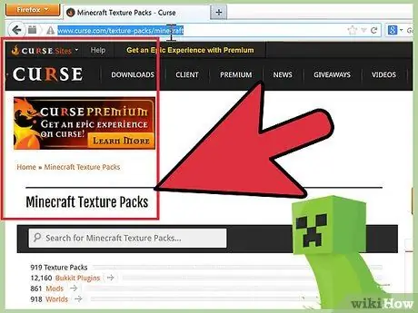 Download a Texture Pack in Minecraft Step 1