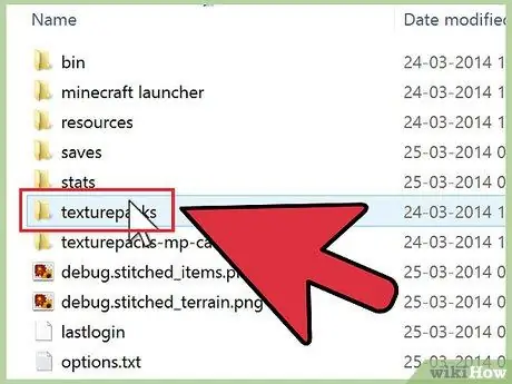 Preuzmite paket tekstura u Minecraftu, korak 5