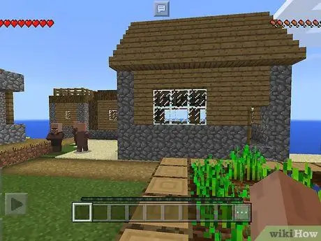 Korlátlan mennyiségű gyémánt, arany és vas a Minecraft PE 14. lépésében