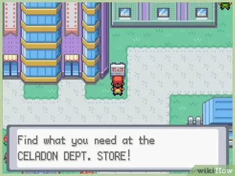 در Pokemon Fire Red مرحله 19 به Celadon City بروید