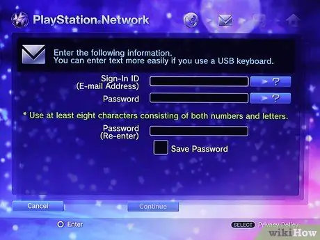 Создайте основную учетную запись на PS3 Шаг 15