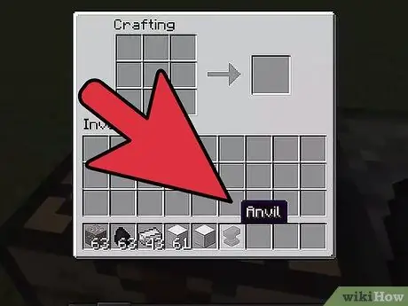 Creați o nicovală în Minecraft Pasul 4