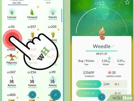 Evolueer Pokémon in Pokemon GO Stap 19