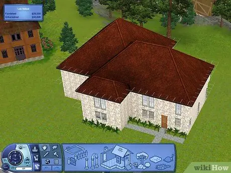 Bina Rumah Sejuk di Sims 3 Langkah 1