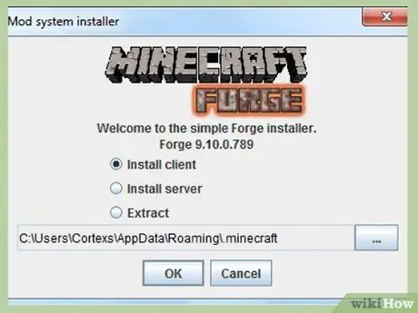 Muat turun Mod Minecraft Langkah 1