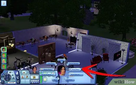 Faça uma festa brilhante no Sims 3, passo 1